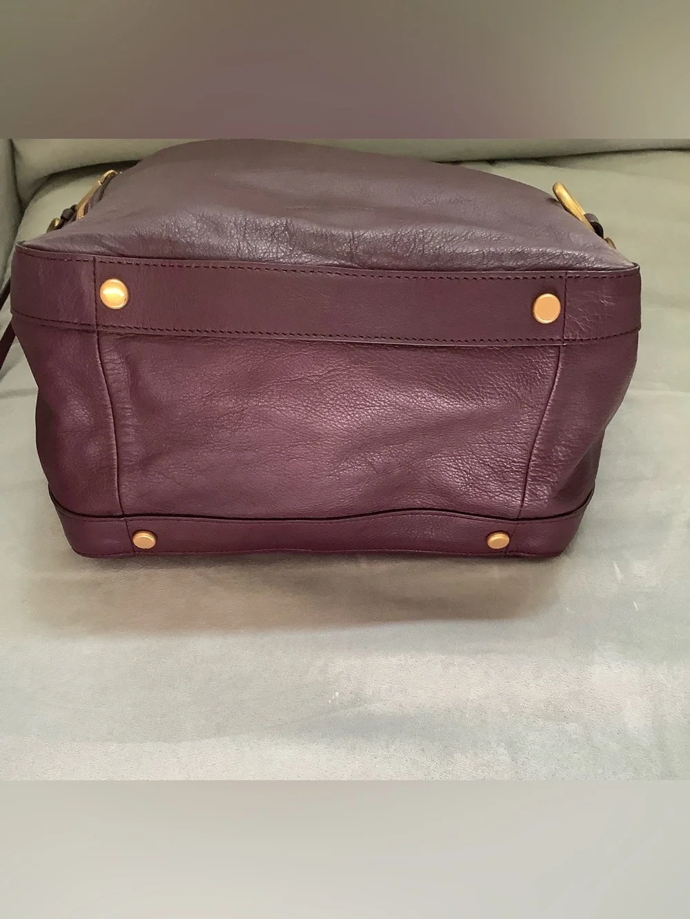 Rebecca Minkoff M.A.B. Leather Hobo Bag in Deep Burgundy EUC